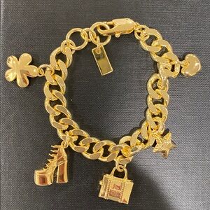 Gold Charm Bracelet